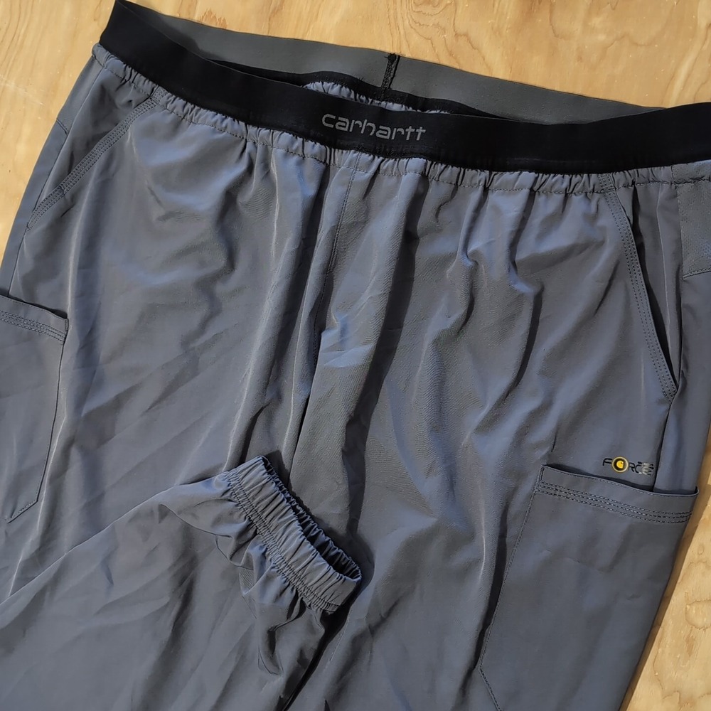 Carhartt Force Modern Fit Twill Jogger Pants‎ Womens 3XL Petite Black Drawstring